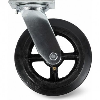 Большегрузное поворотное колесо TOR SCd 55 125 мм обрезиненное (N)